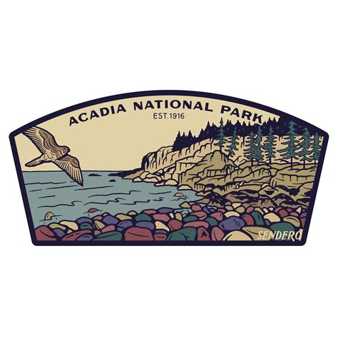 Acadia National Park Sticker – Sendero Provisions Co.