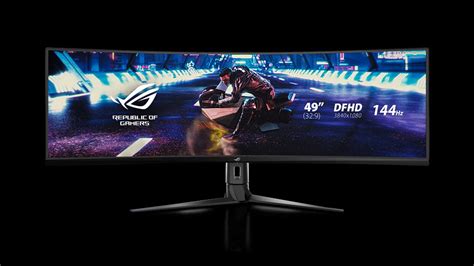 Asus muestra su nuevo Asus ROG Strix XG49VQ, el monitor ultrapanorámico 32:9 de 49 pulgadas