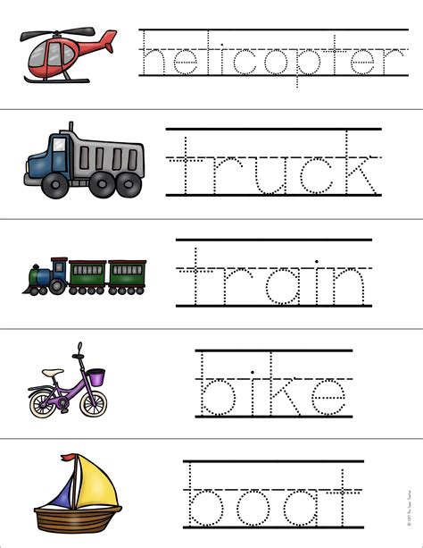 Transport Activity Sheets