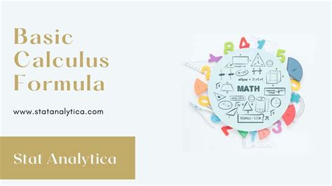 A Definitive Guide on Basic Calculus Formula For The Beginners