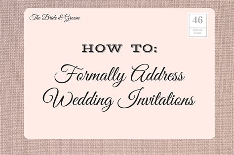 the words how to formally address wedding invitations on a pink ...