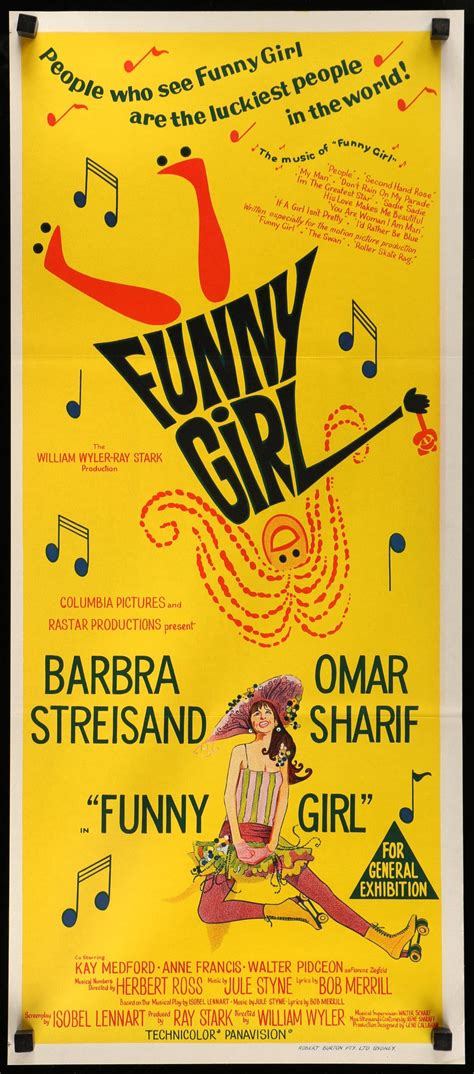 Funny Girl (1968) Original Australian Movie Poster - Original Film Art ...