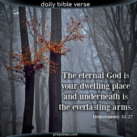 Deuteronomy 33:27 KJV [27] The Eternal God Is Thy Refuge, 57% OFF