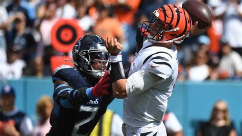 Bengals score vs Titans live game updates, for NFL Week 4