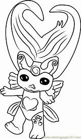 XX Butterluv Zelf Coloring Page For Kids  Free The Zelfs Printable sketch template