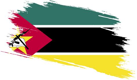 bandera de mozambique con textura grunge 12025169 PNG