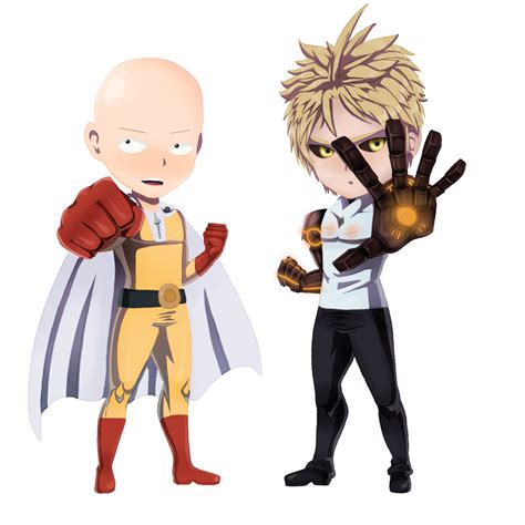 Saitama and Genos by JeyraBlue on DeviantArt