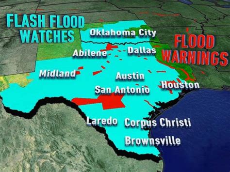 Brazos River Flooding Map