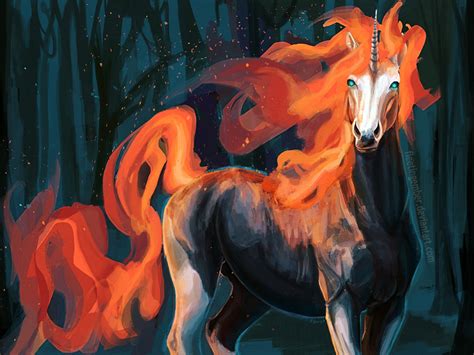 Fire Unicorn Wallpapers - Wallpaper Cave