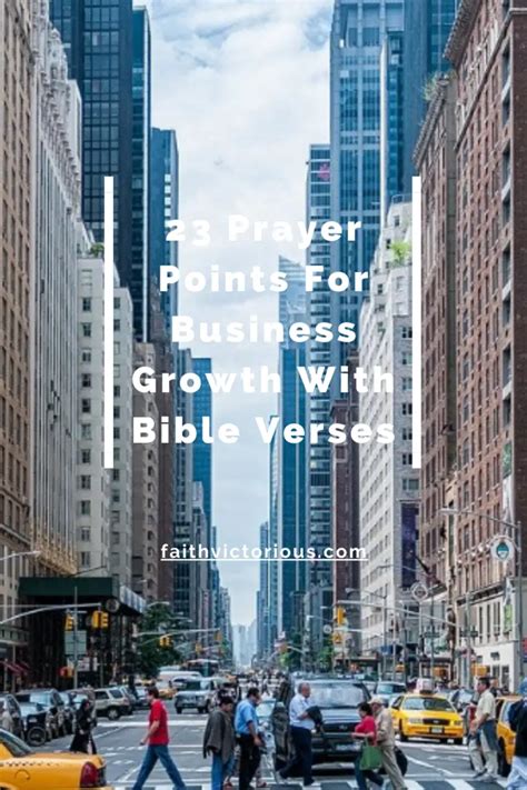 23 Prayer Points For Business Growth With Bible Verses - Faith Victorious