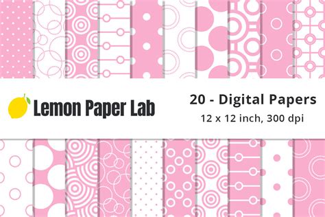 Pink Polka Dot Pattern Graphic by Lemon Paper Lab · Creative Fabrica