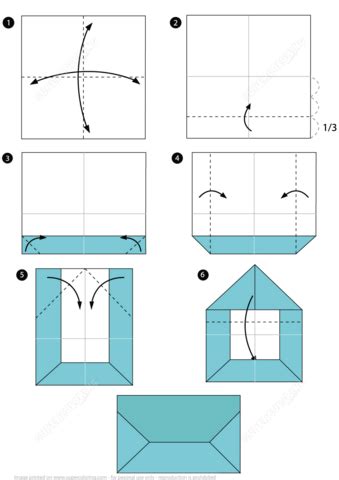 Origami Envelope Instructions | Free Printable Papercraft Templates