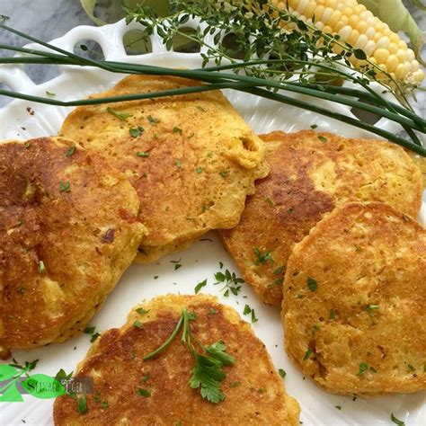 Southern Fried Corn Cakes (Gluten Free Option) - Spinach Tiger