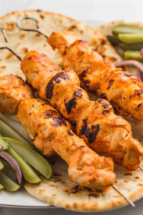 Authentic Shish Tawook Chicken Skewers Recipe | Little Sunny Kitchen