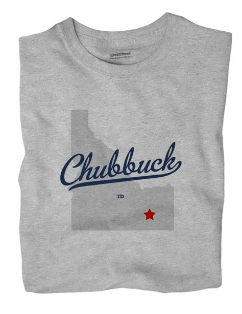 Chubbuck Idaho ID T-Shirt MAP | eBay