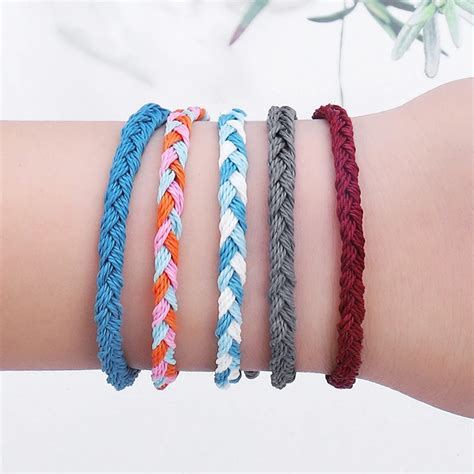 Aliexpress.com : Buy QCOOLJLY Handmade Braided Rope Bracelets For Women ...