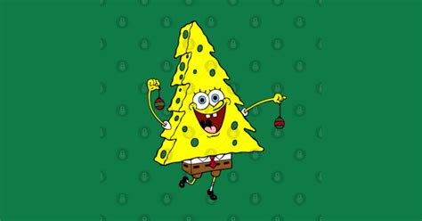 Spongebob Christmas Tree - Spongebob - Mask | TeePublic