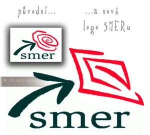 SMER – sociálna demokracia – nové logo – Diwo.us