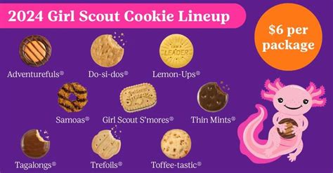 Girl Scout Cookies 2024 Flavors - Dacie Kikelia