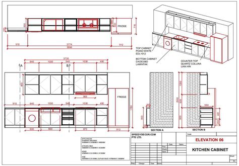 CAD & Elevation Drawings Services And Custom Shop Singapore