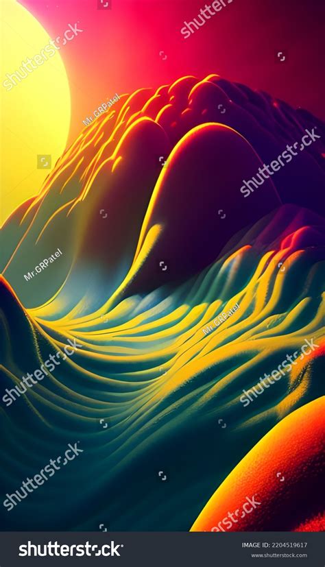 Colorful Fantasy Digital Art Background Wallpaper Stock Illustration 2204519617 | Shutterstock