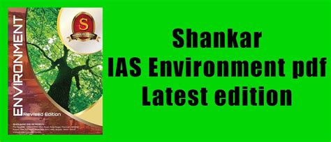 Shankar IAS Environment pdf 8th Edition - Free Download