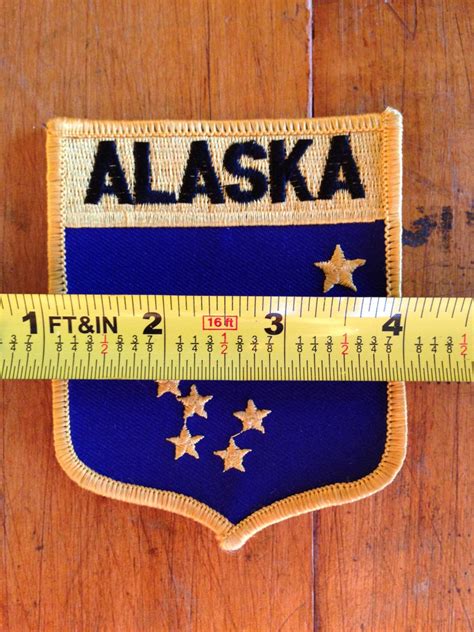 Alaska State Flag Vintage Travel Patch