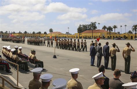 MCRD San Diego Post and Relief Ceremony