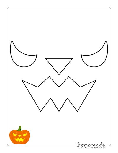 Free Printable Pumpkin Carving Stencils & Templates for Halloween