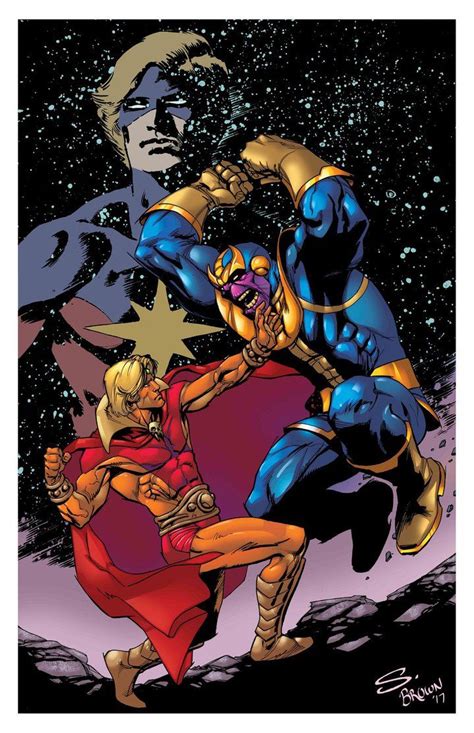 Adam Warlock VS Thanos Feb. 06 2017 by Timothy-Brown | Marvel comics ...