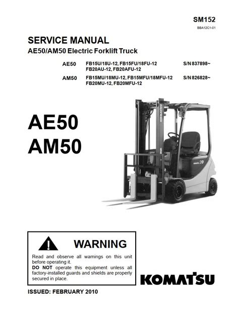 Komatsu Forklift 2.48GB Operator Service Parts Manuals