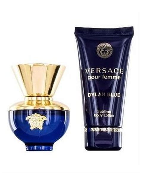 VERSACE DYLAN BLUE WOMEN 2PC GIFT SET - 1.0OZ EDP + 1.7OZ BODY LOTION