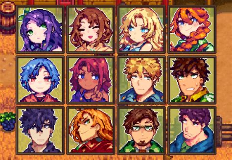 Fisharia anime portraits at Stardew Valley Nexus - Mods and community Pixel Characters, Face ...