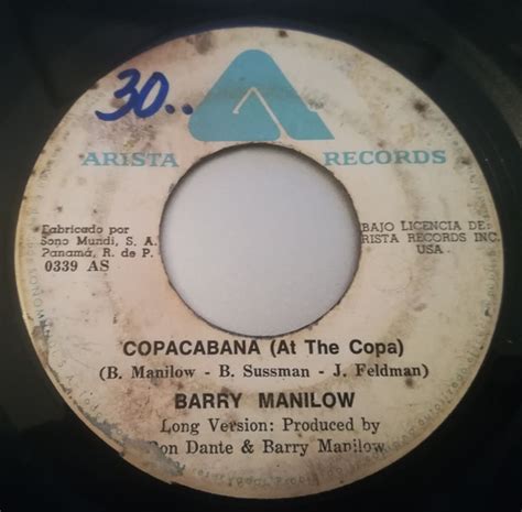 Barry Manilow - Copacabana (1978, Vinyl) | Discogs