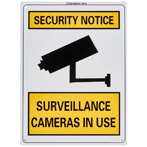 Surveillance Camera Signs