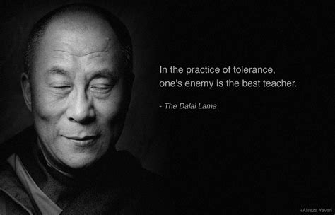 Dalai Lama quote on tolerance and teacher. | Dalai lama, Quotes by ...