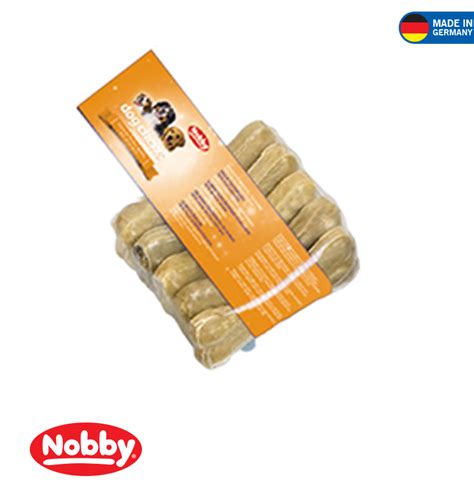 RAWHIDE BONES PRESSED 5 PCS 90 CM; 25 G - Bones and Chews | Nobby - Germany