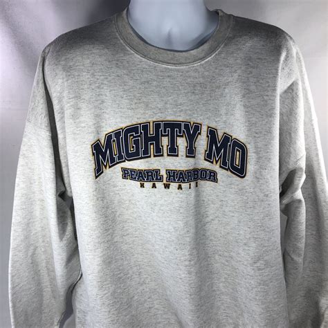 VINTAGE MIGHTY MO PEARL HARBOR HAWAII SWEATSHIRT 2XL … - Gem