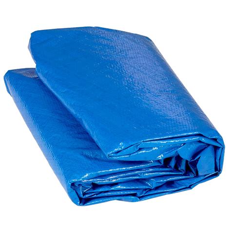 Upper Bounce 14 ft. Blue Trampoline Protection Cover Weather and Rain ...