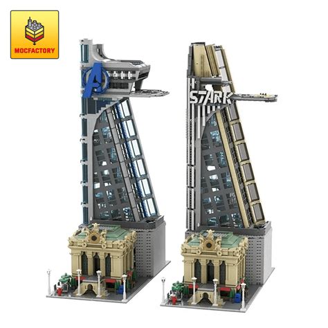 MOC-39673 Modular Avengers and Stark Tower Building by ZeRadman MOC ...