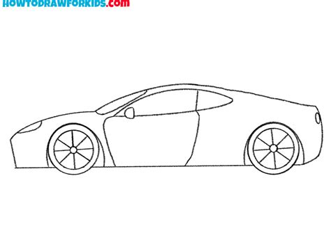 How to Draw a Cool Car - Easy Drawing Tutorial For Kids