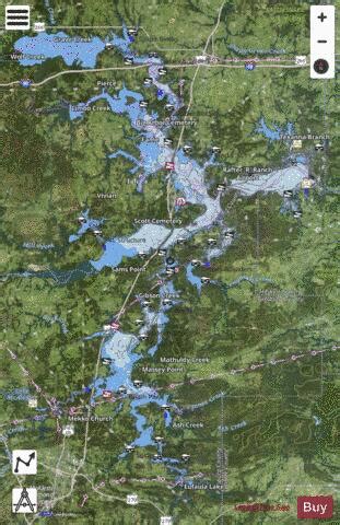 Eufaula_OK Fishing Map | Nautical Charts App