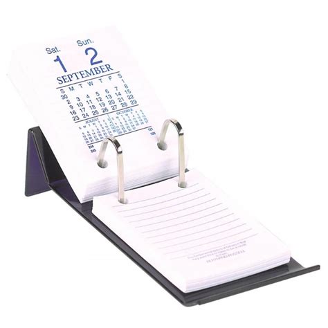 Desk Calendar Stand Acrylic Top Hole Standard