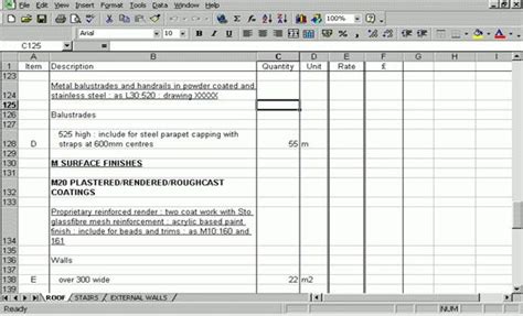 Sample Boq Excel Formats : Bill Of Quantities Spreadsheet Download Boq ...