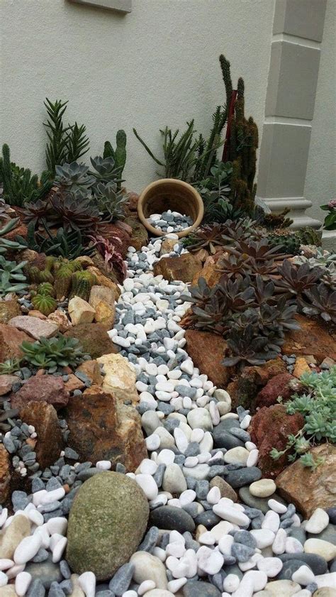 Front Yard Landscaping With River Rock : Top 50 Best River Rock Landscaping Ideas Hardscape ...