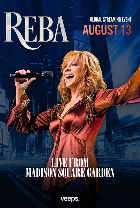 REBA MCENTIRE’S MADISON SQUARE GARDEN CONCERT SET TO STREAM GLOBALLY AUGUST 13 VIA VEEPS - UMG ...