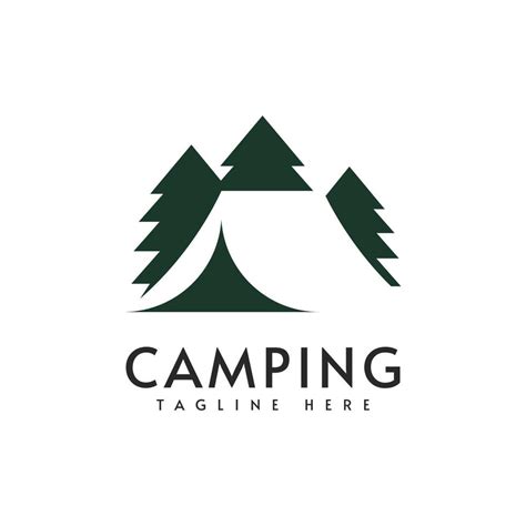 Camping logo vector design illustration template 17123378 Vector Art at Vecteezy