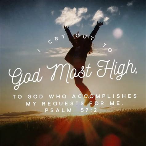 Psalm 57:2 – God Most High – Encouraging Bible Verses