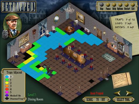 Inspector Parker in Betrapped! Screenshots for Windows - MobyGames