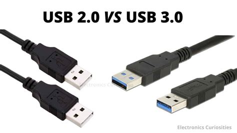 How to identify USB 2.0 VS USB 3.0? The difference between USB 2.0 and USB 3.0.